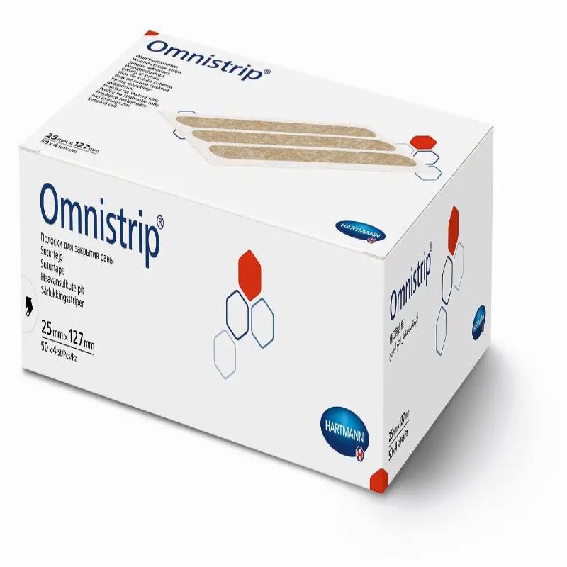 Смужки для безшовного закриття ран Omnistrip® 25мм x 127мм 50х4шт